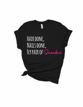 Load image into Gallery viewer, Pretty Girl Sneakers Premium Tee (Black)
