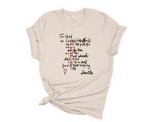 Load image into Gallery viewer, John 3:16 Valentine Premium Tee