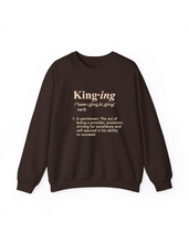 Load image into Gallery viewer, King-ing Premium Sweatshirt (Chocolate)