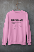 Load image into Gallery viewer, Queen-Ing Premium Sweatshirt - Black(More Colors Available)