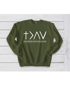 God Is Greater Premium Sweatshirt