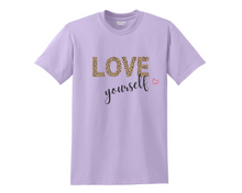 Load image into Gallery viewer, Love Yourself Leopard Premium Tee
