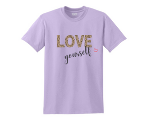 Love Yourself Leopard Premium Tee