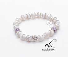 Load image into Gallery viewer, Striped multi-colored fist bracelet
