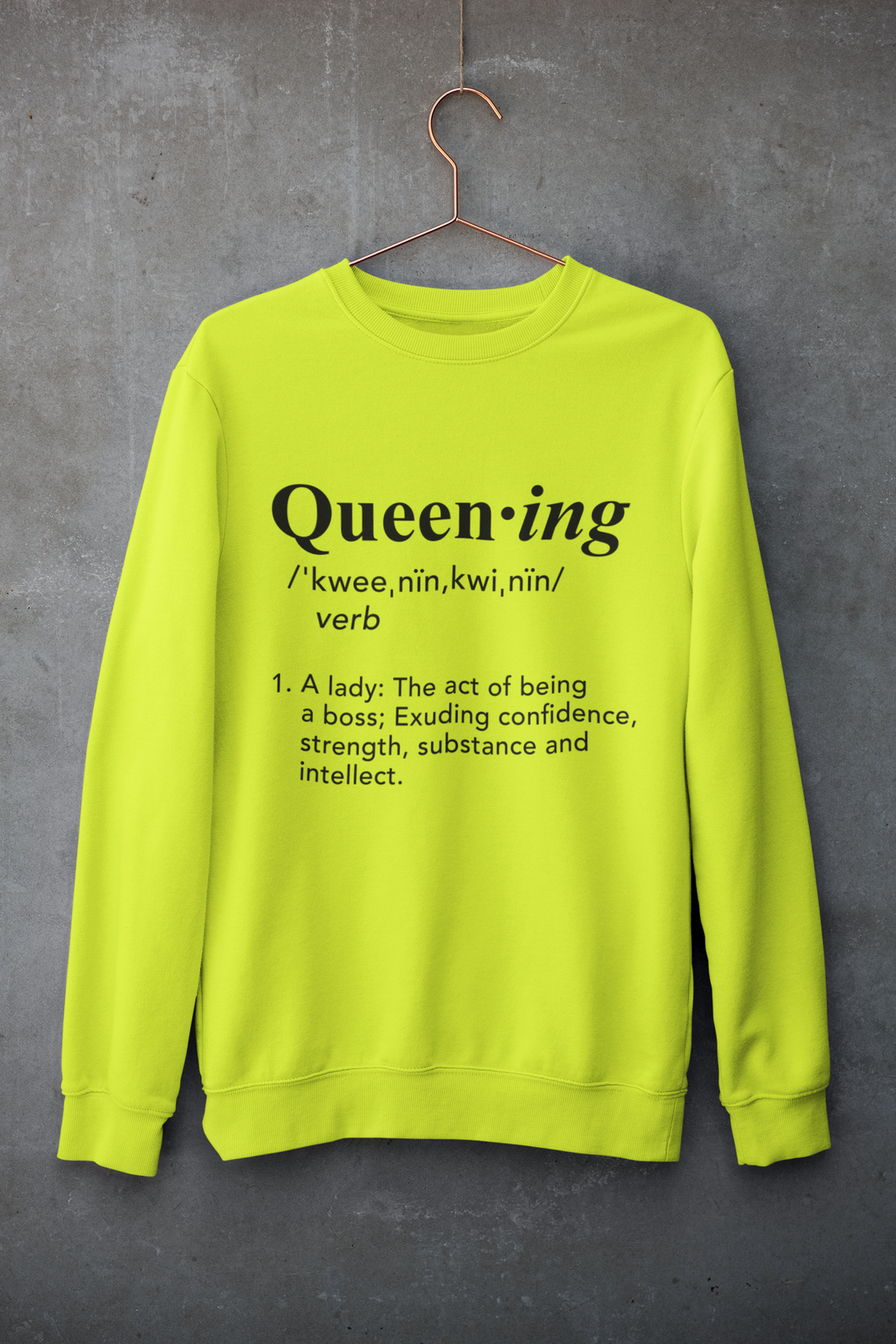 Queen-Ing Premium Sweatshirt - Black(More Colors Available)