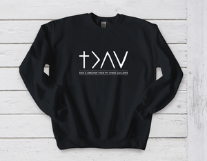 God Is Greater Premium Sweatshirt