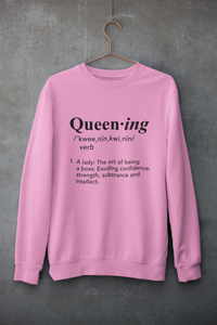 Queen-Ing Premium Sweatshirt - Black(More Colors Available)
