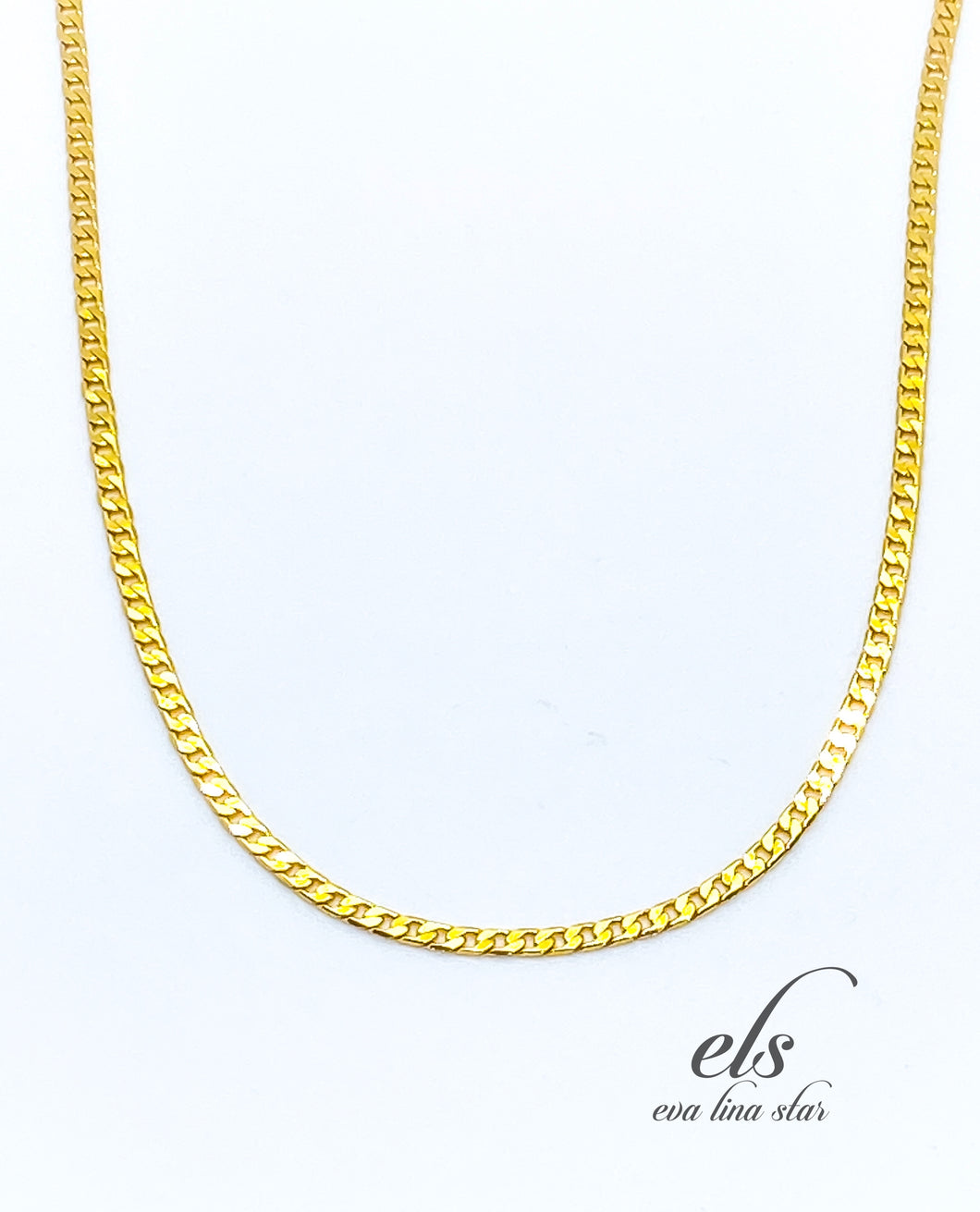 Gold Cuban Chain Necklace
