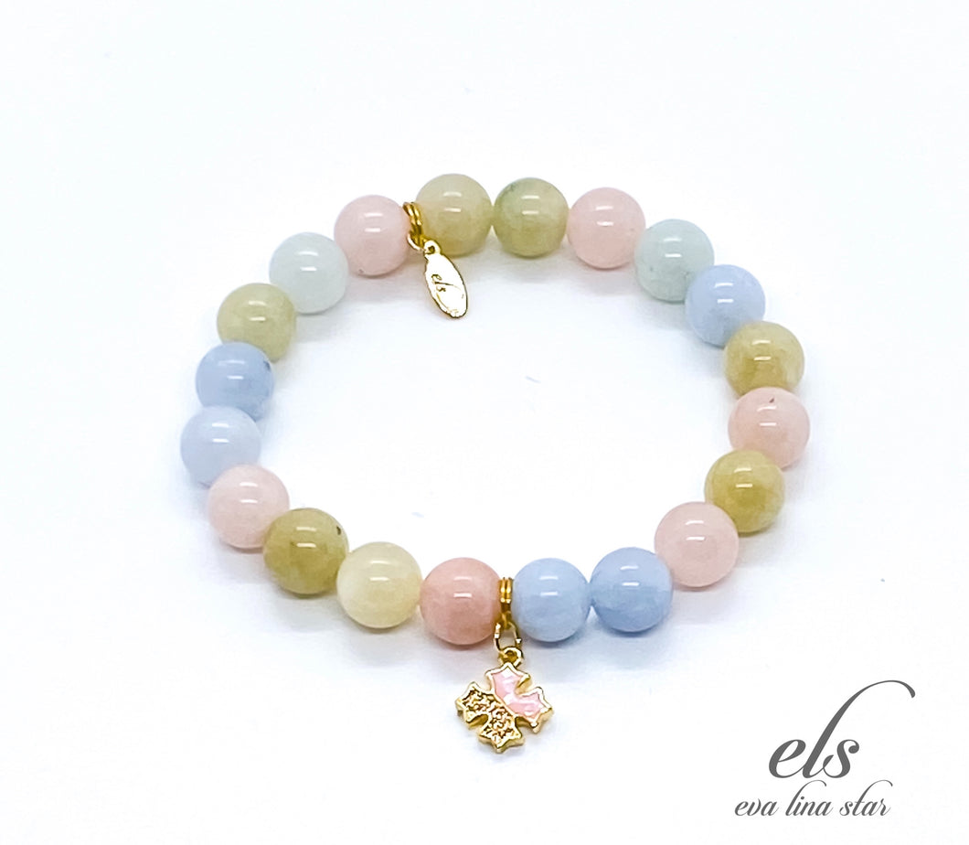 Multi-Colored Lucky Charm Bracelet