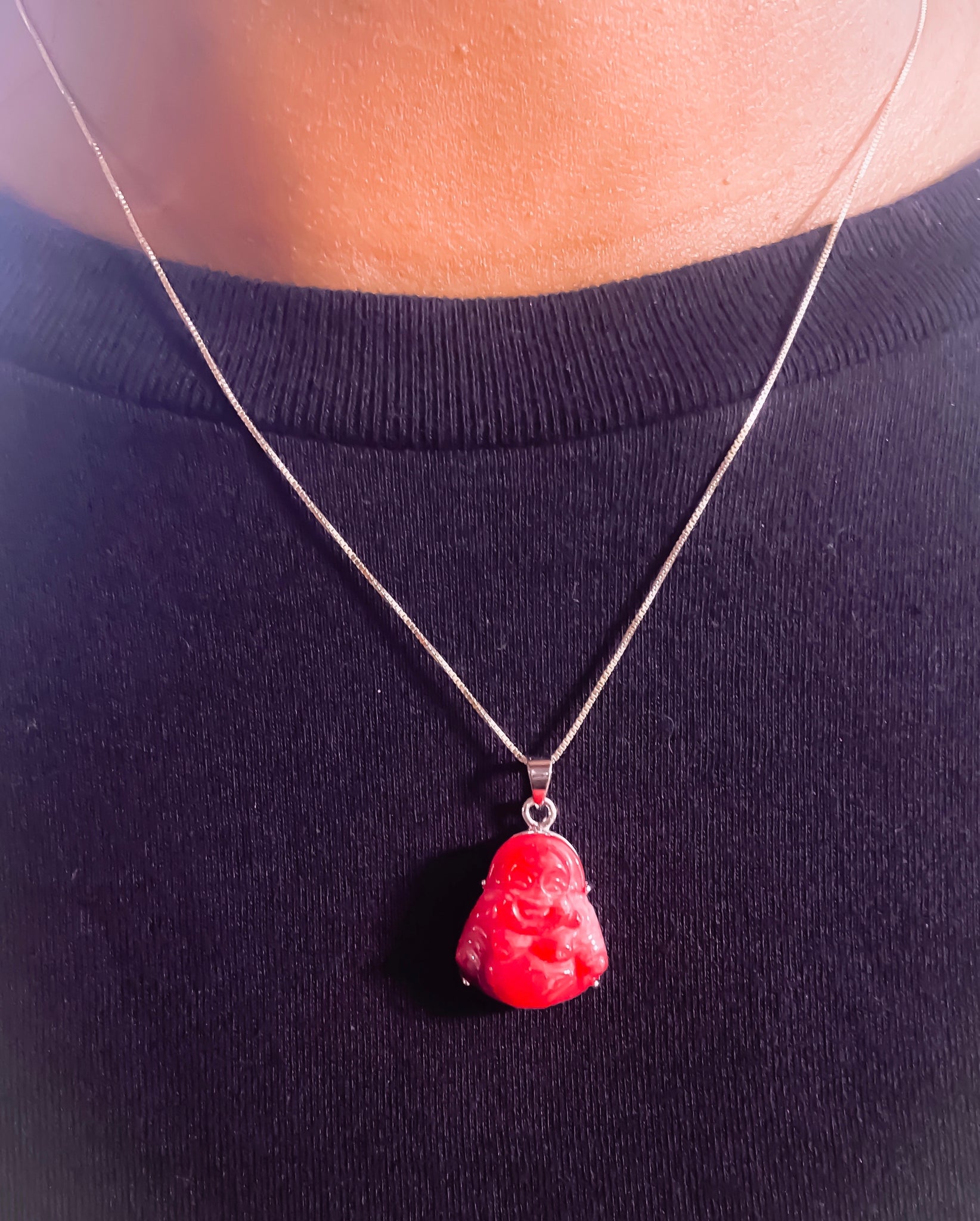 Ruby 2025 buddha pendant