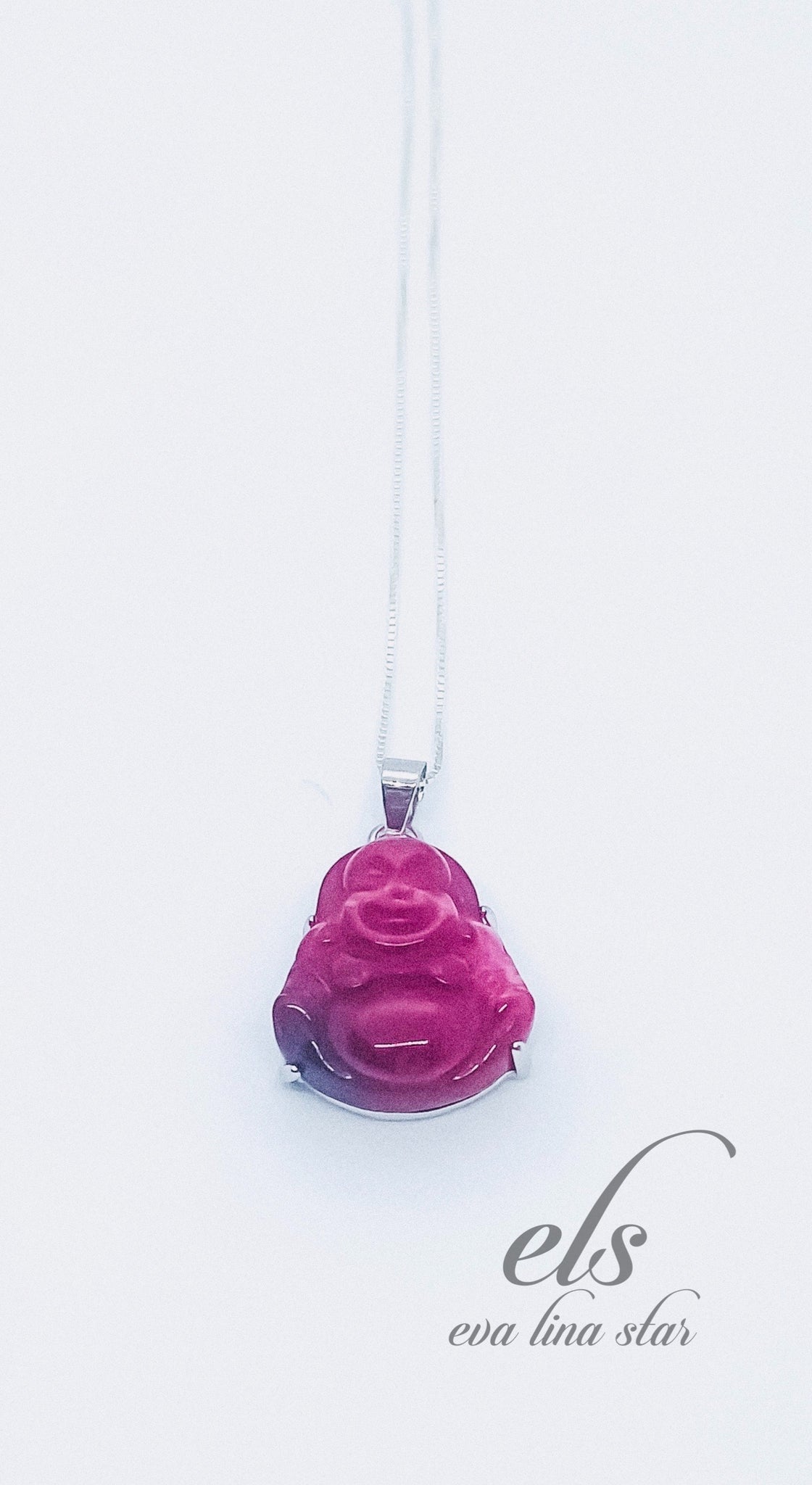 Ruby hot sale buddha pendant